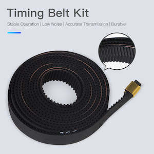 Belts: Authentic Creality 3D 1M Belt Kit L1000mm, Includes 2x Brass Clips