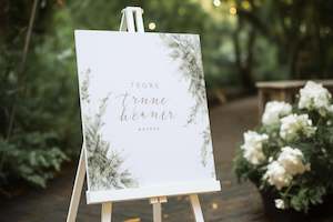 Wedding: WELCOME SIGN BOARD