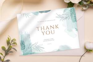 Wedding: THANK YOU CARDS