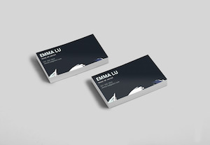 BUSINESS CARD - 1 SIDE PRINT / PREMIUM LAMINATE ON 1 SIDE