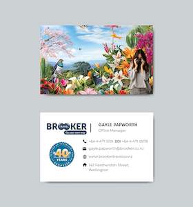 Brooker Travel Wellington: Brooker Travel Business Cards - Wellington