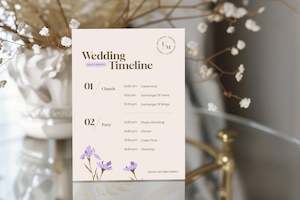 Weddings May: PROGRAMME or ORDER OF EVENT