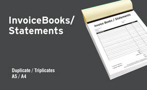 Invoice/ Statement Books - PrintPlus