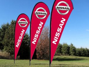 Products: Flag 3.5m height – Print Rotorua