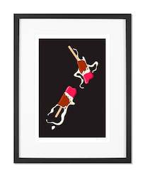 Framed Prints: From Tip to Tip - Art Print by Glenn Jones