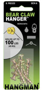 Framing Consumables: Hangman Bearclaw Hanger 6Pk