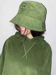Drew House: Drew House Mascot Corduroy Bucket Hat Olive