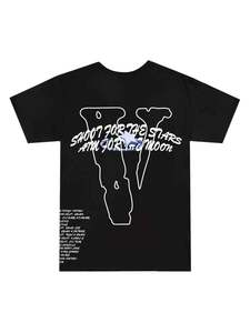 Pop Smoke x Vlone Tracklist Tee Black [SS20]