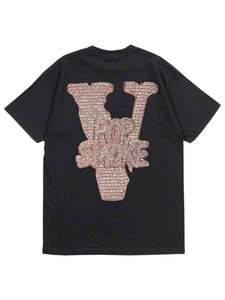 Vlone: Pop Smoke X Vlone Chain T-Shirt Black [SS21]
