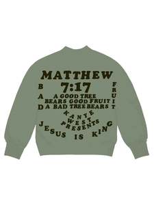 Cactus Plant Flea Market: Kanye West CPFM for JIK Crewneck Olive