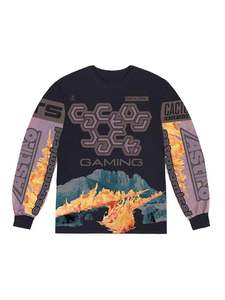 Travis Scott: Travis Scott The Scotts Cj Gaming L/S Jersey Black