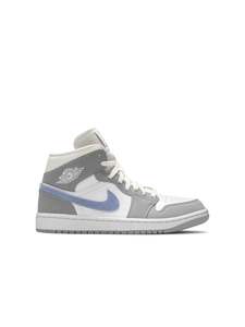 Nike Air Jordan 1 Mid Wolf Grey Aluminum (W)