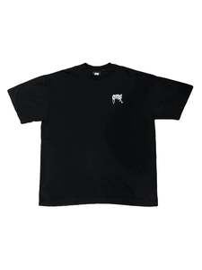 Revenge Basic Embroidered Tee Black