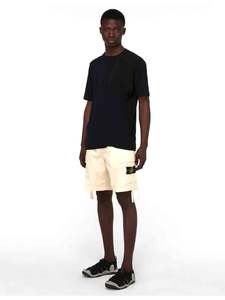 Stone Island: Stone Island Bermuda Cargo Shorts Ivory