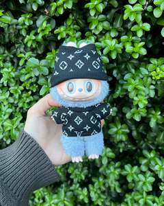 Sweaters: Labubu LV Inspired Sweater Black (Outfit Only)