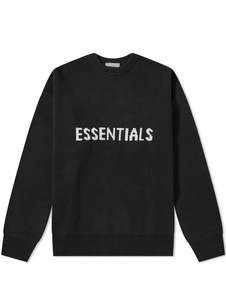 Sweaters: Fear of God Essentials Knit Sweater Dark Slate/Stretch Limo/Black [SS20]