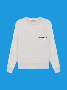 Sweatshirts: Fear of God Essentials Crewneck (SS22) Light Oatmeal