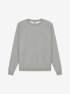 Sweatshirts: Fear of God Essentials Pull-Over Crewneck Dark Heather Oatmeal