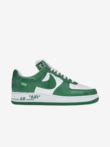 Nike Air Force: Louis Vuitton Nike Air Force 1 Low By Virgil Abloh White Green