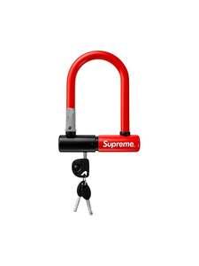 Supreme Kryptonite Evolution Mini 5 Bicycle Lock U Lock Red [FW15]
