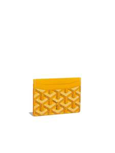Goyard Saint-Sulpice Card Wallet Yellow