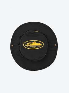 Corteiz: Corteiz 5 Starz Guerillaz Bucket Hat Black/Yellow