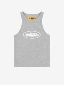 Tank Tops: Corteiz Women's Alcatraz Tank Top 'Heather Grey'