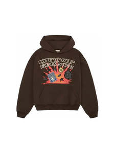 Broken Planet Out Of Service Hoodie Brown