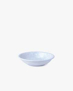 Korean Bunsik Retro Melamine Side Dish Plate Blue