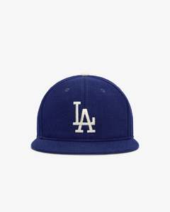 Fear Of God Essentials: Fear of God Essentials LA Dodgers 59Fifty Wool Fitted Cap Blue