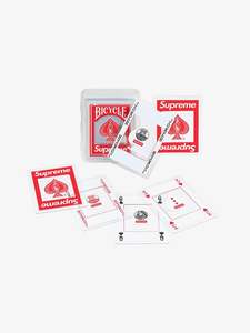 Collectibles: Supreme X Bicycle Clear Playing Cards