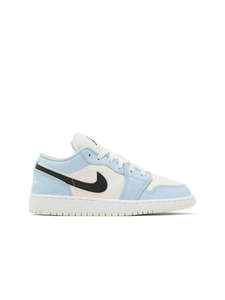 Jordan 1 Low: Nike Air Jordan 1 Low Ice Blue Black (GS)