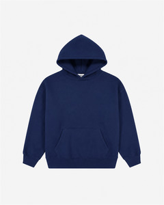 Apparel: Panelled Hoodie Navy