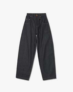 Apparel: Willy Chavarria Blue Tapered Bad Girl Jeans