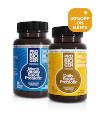 Daily Digestive Balance: Daily Spore Probiotic + Men's Vitality Bundle