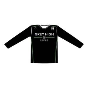 GREY HIGH LS TEE