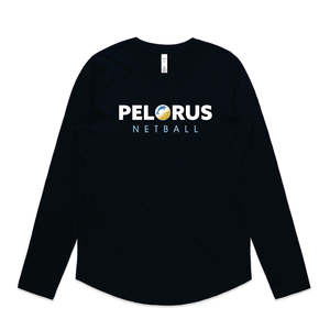 PELORUS NETBALL LS MERCH TEE