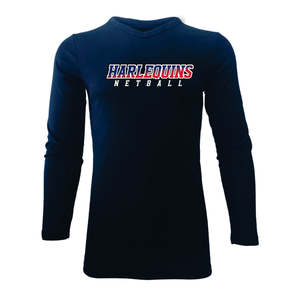 HARLEQUINS NETBALL THERMAL TOP