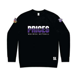 Prices Netball: PRICES NETBALL SLIM FIT SWEATSHIRT