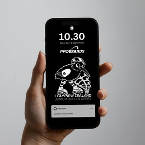 NZ JUNIOR ROLLER DERBY PHONE WALLPAPER
