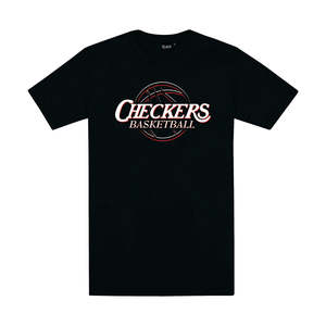 CHECKERS BASKETBALL PRINTED TEE