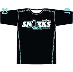 Sharks Volleyball: SHARKS VOLLEYBALL WARM UP TEE