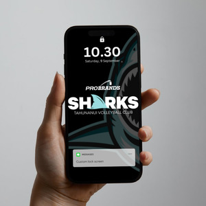 SHARKS VOLLEYBALL PHONE WALLPAPER