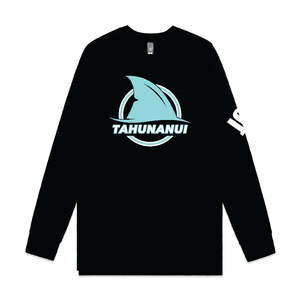 SHARKS VOLLEYBALL LS TEE - FIN LOGO