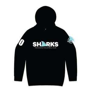 Sharks Volleyball: SHARKS VOLLEYBALL HOODIE - TEXT LOGO
