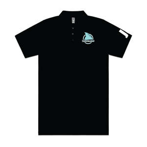 Sharks Volleyball: SHARKS VOLLEYBALL POLO - TEXT LOGO