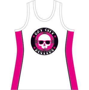 Bay City Rollers: BAY CITY ROLLERS WHITE SINGLET