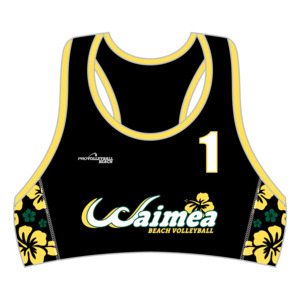 WAIMEA COLLEGE BEACH VBALL CROP TOP