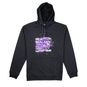 NZ JUNIOR ROLLER DERBY SUPPORTERS HOODIE