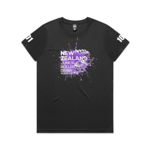 NZ JUNIOR ROLLER DERBY PRESEASON TRAINING TEE